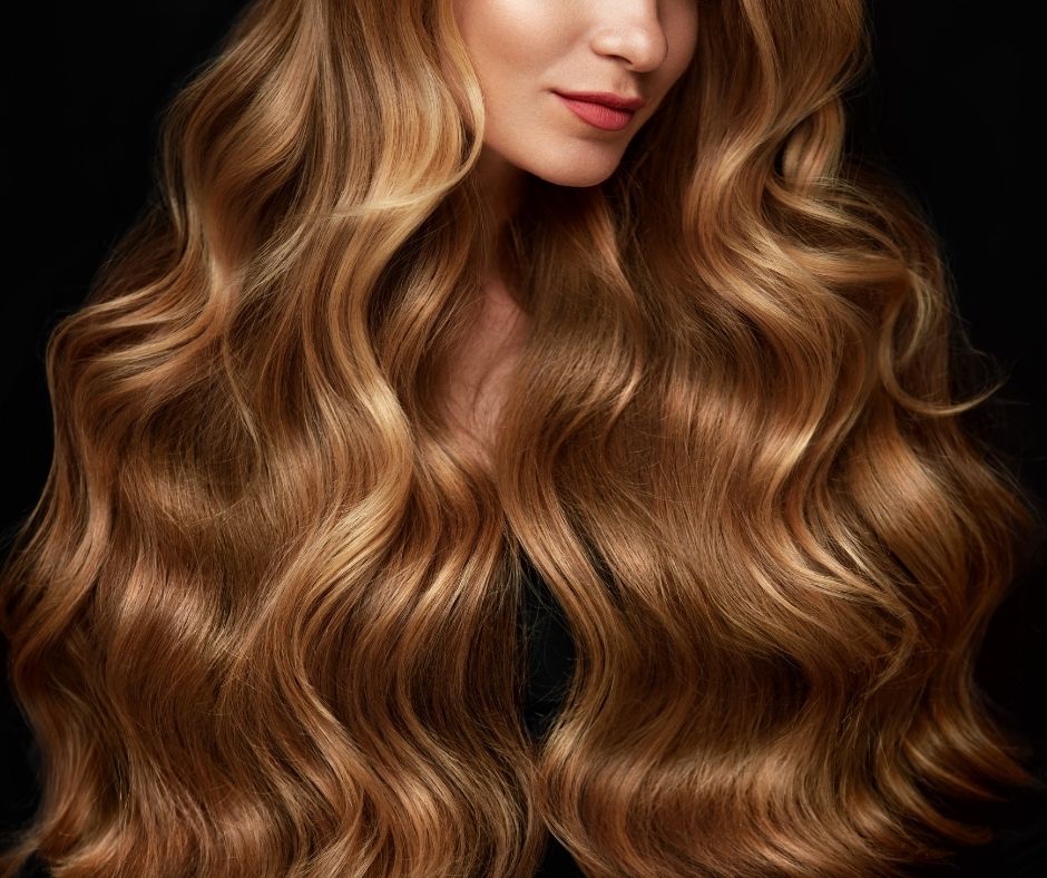 ragazza con extensions